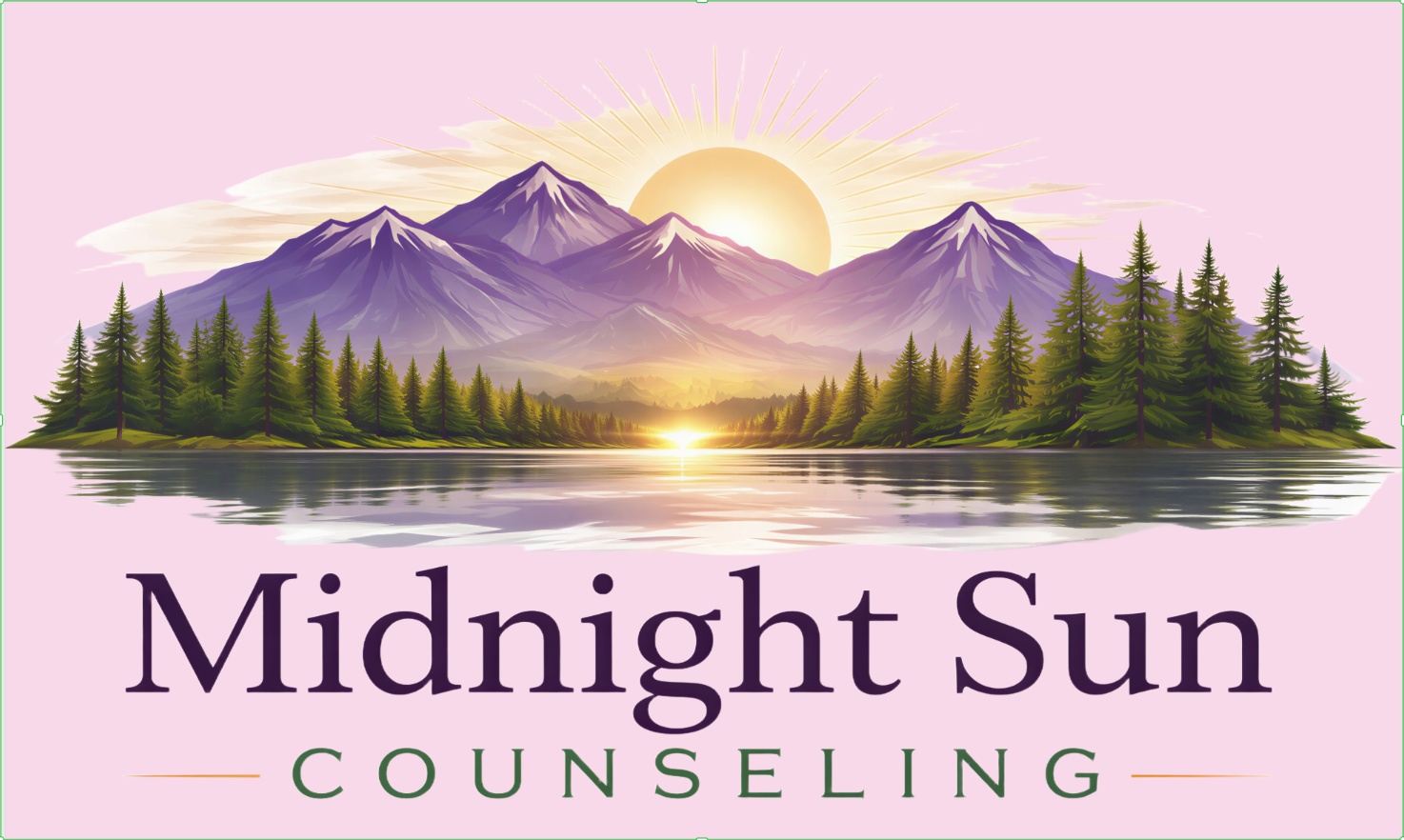 Midnight Sun Counseling Logo